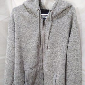 Micokoco Men's Zip Up Hoodie Color Gray Size XL NWT